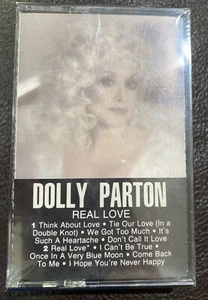 Dolly Parton Real Love Music Cassette Tape SEALED New B - Picture 1 of 4