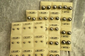 36 Paar Kugel Perle Ohrringe Stecker silber 3 Größen RestPosten Schmuck Paket - Bild 1 von 1