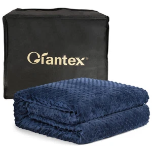 15lbs Weighted Blanket Removable Super Soft Crystal Cover w/ Glass Bead 60"x80" - Picture 1 of 12