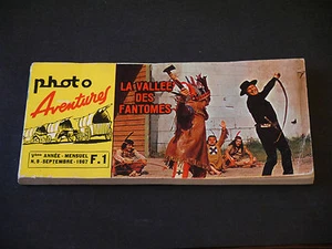 ROMAN PHOTO MINI POCHE RÉCITS WESTERN AVENTURES N°9 VALLÉE DES FANTÔMES 1967 - Imagen 1 de 1