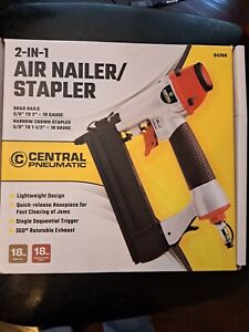 central pneumatic nail gun 64269 new in open box