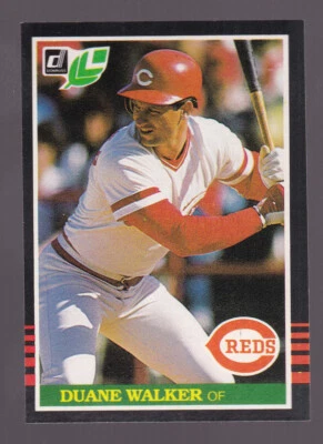 1985 Donruss Leaf Duane Walker #52 Cincinnati Reds - Image 1 of 2