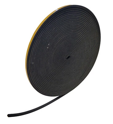 EPDM Zellkautschuk wie Moosgummi selbstklebend DEHNBAR 10mm breit 10m lang - Bild 1 von 4