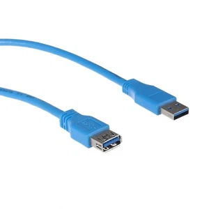 USB 3.0 verlengkabel 3m Maclean 5Gbps A-stekker om A-stopcontact - Afbeelding 1 van 3