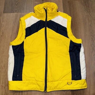 Винтажный 70-х 80-х лыж куртка жилет винтажный снег пальто ретро в полоску Apres женщин средний - Изображение 1 из 4