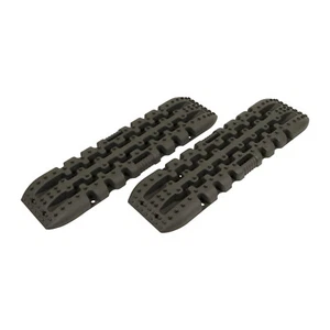 2x Recovery Boards Bergeboards Sandbleche Anfahrhilfe Offroad Gripmatte grau - Zdjęcie 1 z 2