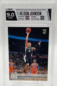 2019-20 Panini Chronicles #113 Keldon Johnson HGA 9 Mint San Antonio Spurs - Picture 1 of 2