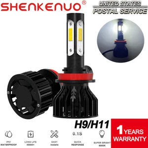 Kit de faros LED H11 bombillas de haz bajo súper blancas para Nissan Rogue 2008-2018 2019 - Imagen 1 de 8