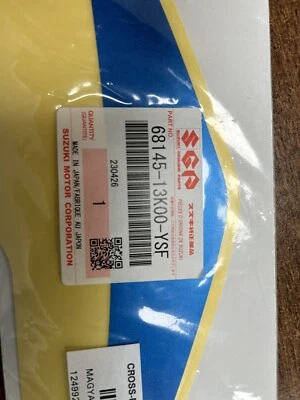 Suzuki GSXS750 Rear Panel Sticker Left Side — 第 1/3 张图片