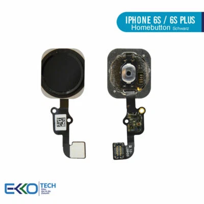 ✅ HomeButton für iPhone 6S / + Plus Schwarz Flex Kabel Knopf ID Sensor Taste ✅ - Bild 1 von 2