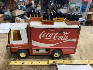 Buddy L Tin Toy Truck Coca Cola Coke Vtg W Cases of soda Pop 1970's Vtg Metal St - Picture 1 of 11