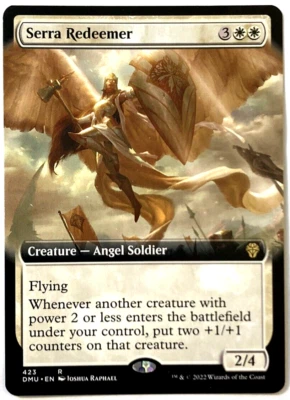 MTG Serra Redeemer EXTENDED ART Dominaria United 423 NM - Image 1 of 2