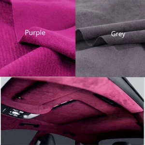 Faux Suede Fabric Double Sided Sewing Craft for Costume Tablecloth Cushion DIY - Picture 1 of 36