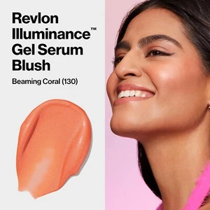 REVLON Illuminance Gel Serum Blush BEAMING CORAL 130 - Picture 1 of 6