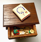 Vintage Mell Prescott Sewing Table, Orig. Accessories Plus Minibook, 1:12, Sgned