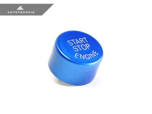 AUTOTECKNIC REPLACEMENT BLUE ENGINE PUSH START BUTTON - BMW F-CHASSIS MODELS - Picture 1 of 1