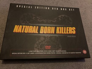 Natural Born Killers (DVD, 2001, Box Set) - With Poster / Art Cards / Screenplay