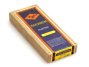 Original Agfa ISOCHROM Platten 4.5x10.7 Super Orthochromatic 18 DIN / DT 2450 - Bild 1 von 3
