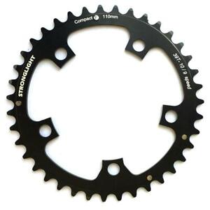 Stronglight Dural 5083 9/10 Speed Chainring | 110mm BCD | Black | 34T
