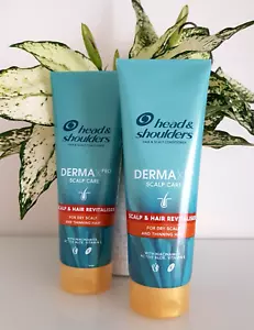 Head & Shoulders Derma X Pro 2x200ml Conditioner Scalp & Hair Revitaliser - Picture 1 of 4