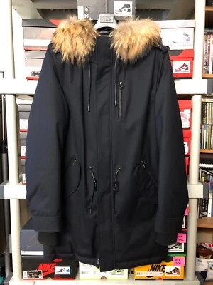 *USED* Mackage Moritz DR hood fur trim Black size 38 Medium - Image 1 of 4