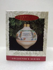 Hallmark Keepsake Ornament ~1993 / 'Betsey's Country Christmas' ~w/Original Box  - Bild 1 von 4