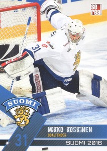 2016 Sereal IIHF World Hockey Championship Team Finland - MIKKO KOSKINEN (g)