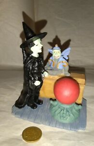 Rare Wizard of Oz Wicked Witch & Winged Monkey with Red Crystal Ball Land of Oz!