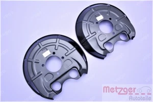 2x ORIGINAL METZGER ABDECKBLECH ANKERBLECH SPRITZBLECH HINTEN 546219 546220 - Picture 1 of 2