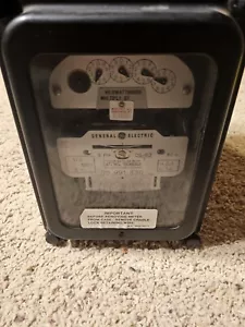 GE KILOWATTHOUR METER 700X63G1 120V 3 W 2 STATOR WATTHOUR METER TA 2.5 Kh 1.2 - Picture 1 of 4