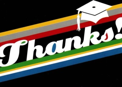 Graduation Graduate Gift Thank You Blank Inside Hallmark Note Cards - Set of 10 - Image 1 of 2