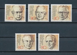 Germany 1384a-e MNH, Presidents, 1982 - Picture 1 of 1