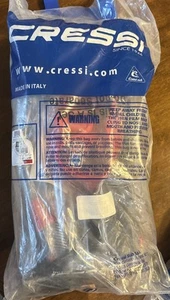 Cressi Palau SAF Flossen mit Supernova Schnorchel & rahmenloser Brille S/M rot/schwarz neu - Bild 1 von 10
