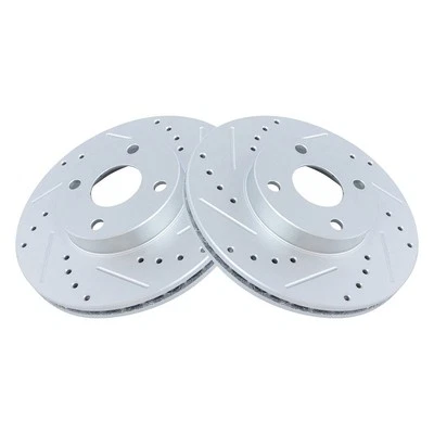 TRQ BRA74967 Disc Brake Rotors For Mazda Miata 1994-2005 Front - Imagem 1 de 4