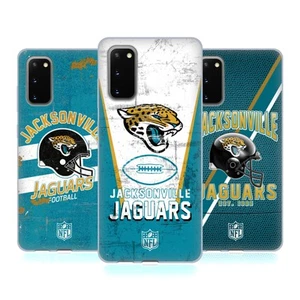NFL JACKSONVILLE JAGUARS-LOGO KUNST GEL CASE HOESJE VOOR SAMSUNG TELEFOONS 1 - Afbeelding 1 van 10
