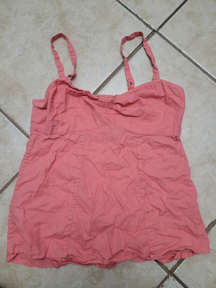 Camiseta sin mangas Patagonia para mujer rosa talla 6 cáñamo algodón orgánico informal senderismo aire libre Foto 1 de 4