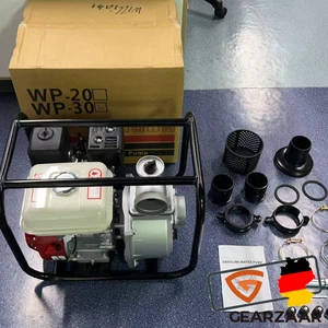 Benzin Wasserpumpe 6,5PS Gartenpumpe 4 Takt Motorpumpe 3 Zoll Kreiselpumpe 30m - Bild 1 von 9