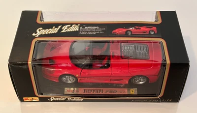 MAISTO 1995 FERRARI F50 EDICIÓN ESPECIAL ROJO ESCALA 1:18 31822 Foto 1 de 4