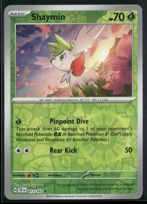SV05: Temporal Forces #013/162 Shaymin Reverse Holo - Image 1 of 2