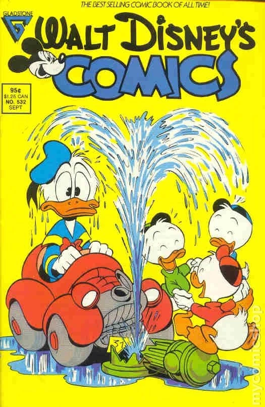 Walt Disney's Comics and Stories #532 FN 1988 Stock Image - Image 1 of 1