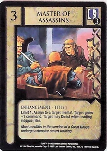 Dune CCG - Eye of the Storm MASTER OF ASSASSINS MINT M/GEM MINT Tip Top Regal - Bild 1 von 1