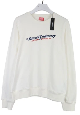 Moletom DIESEL masculino GRANDE manga longa gola redonda pulôver reparado - Imagem 1 de 4