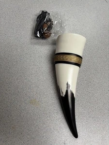 Wikinger Floki Trinkbecher Horn Maßstab 1:2 Neu Beutekiste Exklusiv Trinken - Bild 1 von 3