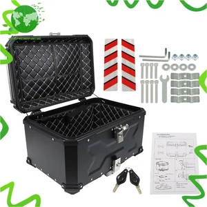 Motorcycle Luggage Waterproof Tail Box Scooter Trunk Storage Top Case - Bild 1 von 11