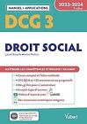 DCG 3 - Droit social : Manuel et Applications 2023-... | Buch | Zustand sehr gut