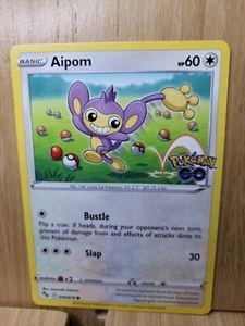 AIPOM🏆 Non-Holo POKEMON GO 056/078 NM (Genuine) Pokemon Card🏆 - Picture 1 of 1
