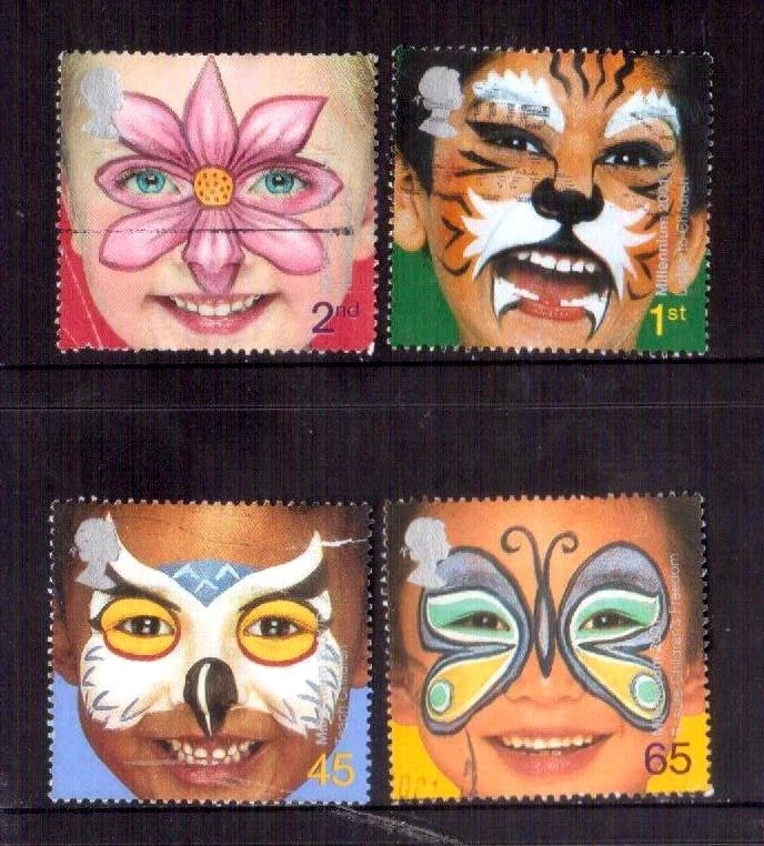 GREAT BRITAIN 2001 Rights of The Child set used - Image 1 of 1