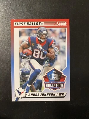 2024 Score First Ballot Andre Johnson Houston Texans #3 - Image 1 of 2