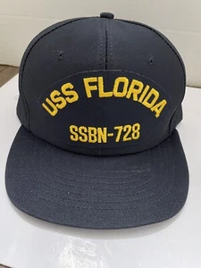 U S NAVY CAP "USS FLORIDA" SSBN-728 - Foto 1 di 4