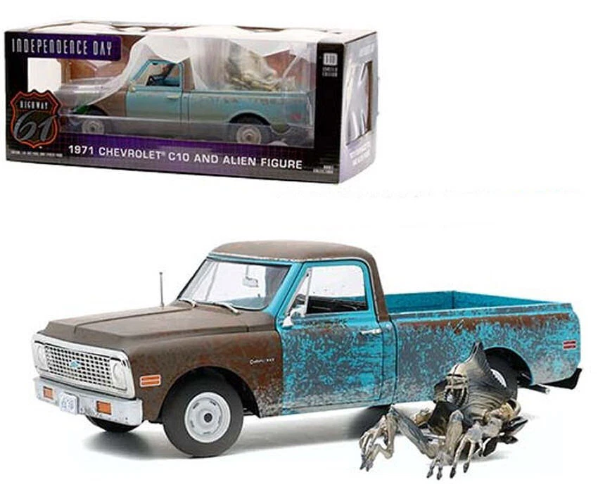 Modellino auto scala 1:18 furgone pick up CHEVROLET C10 1971 FIGURE diecast - Immagine 1 di 1